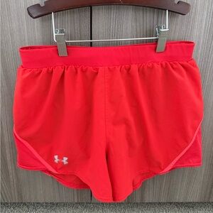 Under Armour Women's Vibrant Red/Pink Athletic Shorts